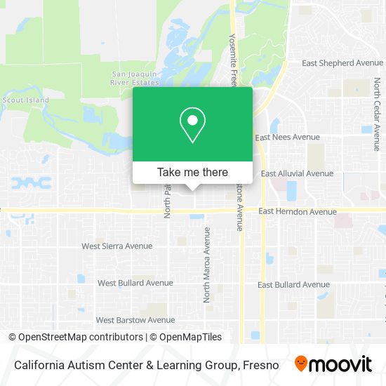 Mapa de California Autism Center & Learning Group