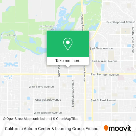Mapa de California Autism Center & Learning Group