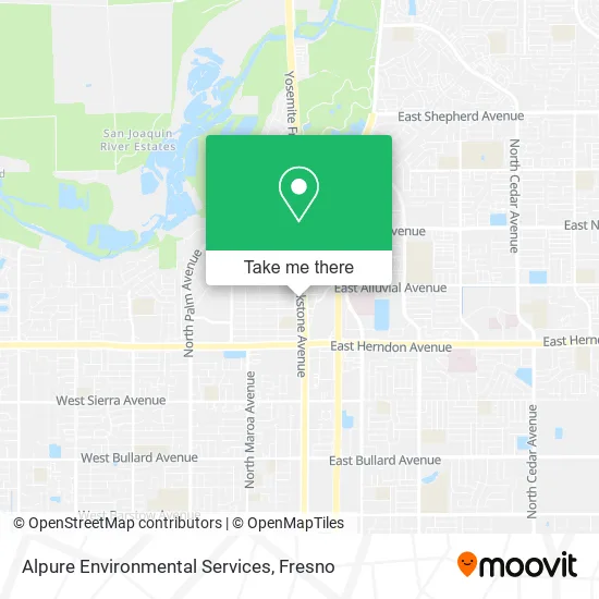 Alpure Environmental Services map