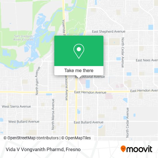 Vida V Vongvanith Pharmd map