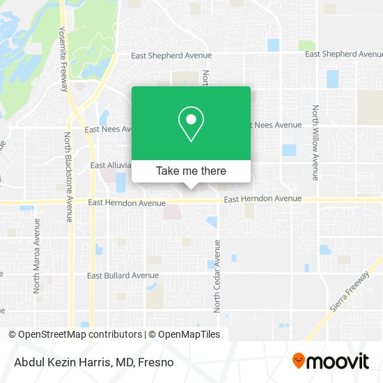 Abdul Kezin Harris, MD map