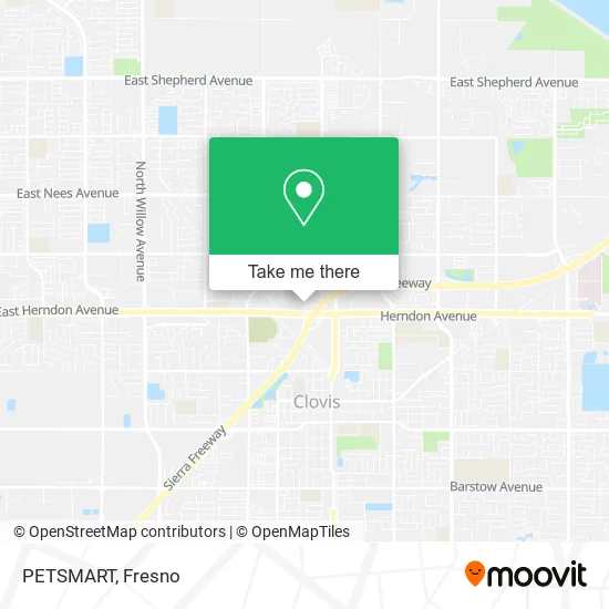 PETSMART map