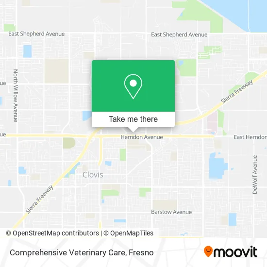 Comprehensive Veterinary Care map