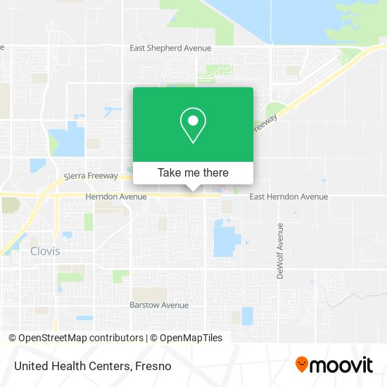 United Health Centers map
