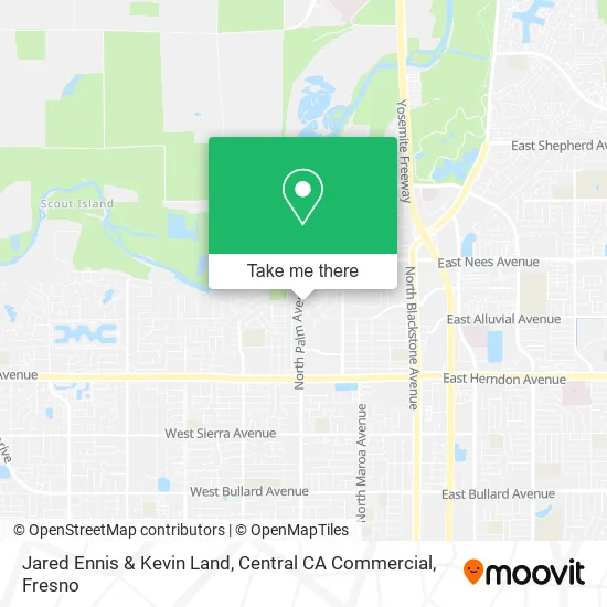 Mapa de Jared Ennis & Kevin Land, Central CA Commercial