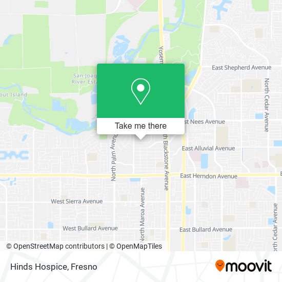 Mapa de Hinds Hospice