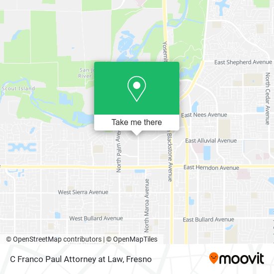 C Franco Paul Attorney at Law map