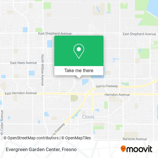 Evergreen Garden Center map
