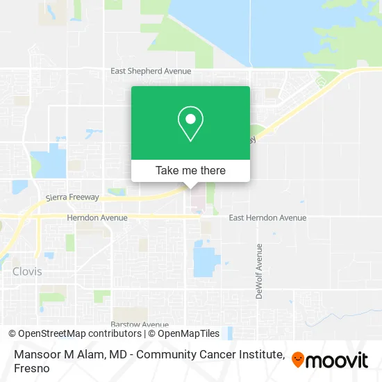Mansoor M Alam, MD - Community Cancer Institute map