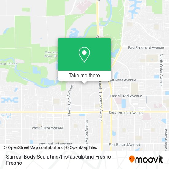 Surreal Body Sculpting / Instasculpting Fresno map
