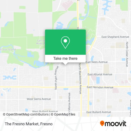 Mapa de The Fresno Market