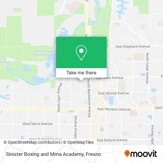 Sinister Boxing and Mma Academy map
