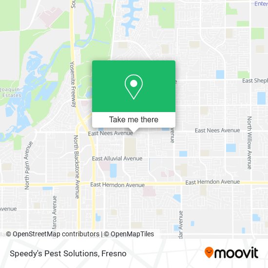 Mapa de Speedy's Pest Solutions