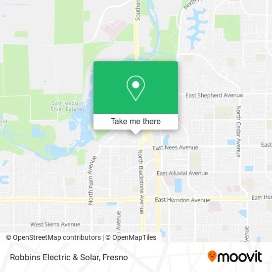 Robbins Electric & Solar map