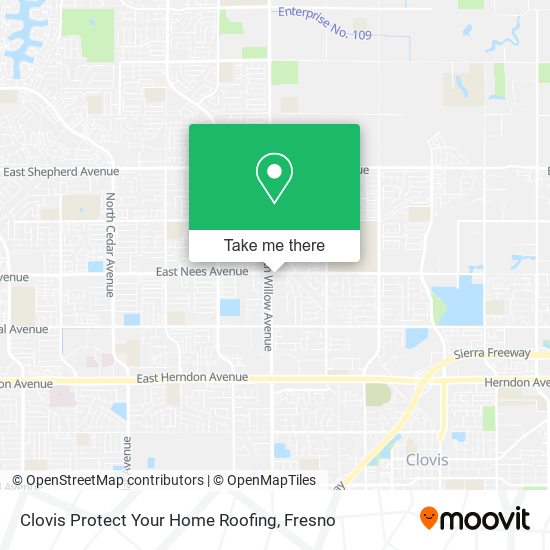 Mapa de Clovis Protect Your Home Roofing