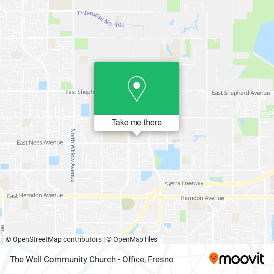 The Well Community Church - Office map