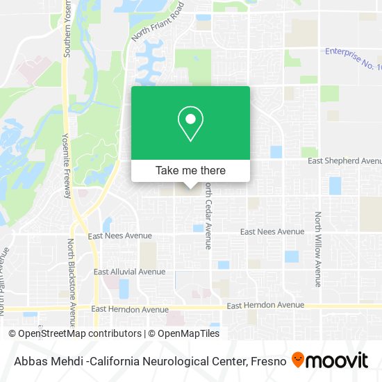 Mapa de Abbas Mehdi -California Neurological Center