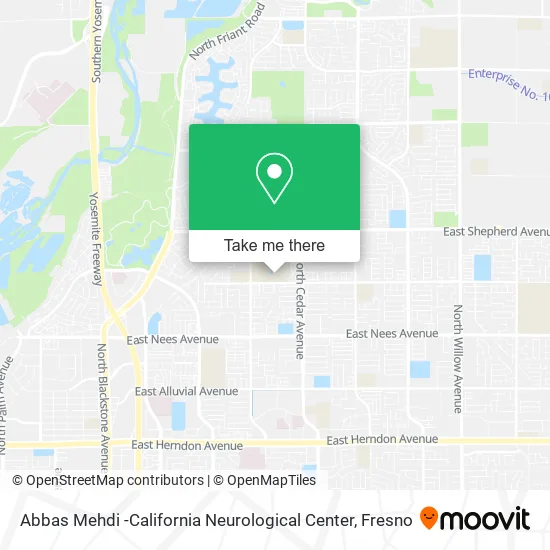 Mapa de Abbas Mehdi -California Neurological Center