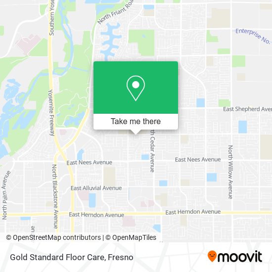 Gold Standard Floor Care map