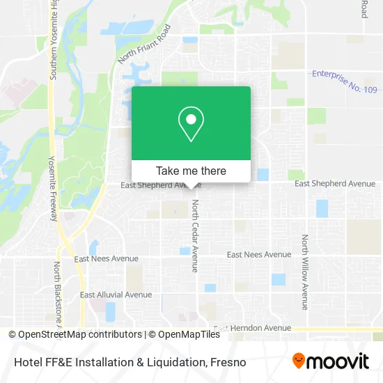 Mapa de Hotel FF&E Installation & Liquidation