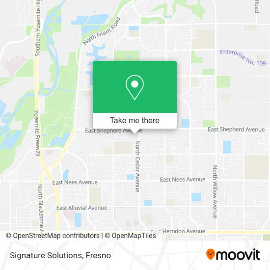 Signature Solutions map