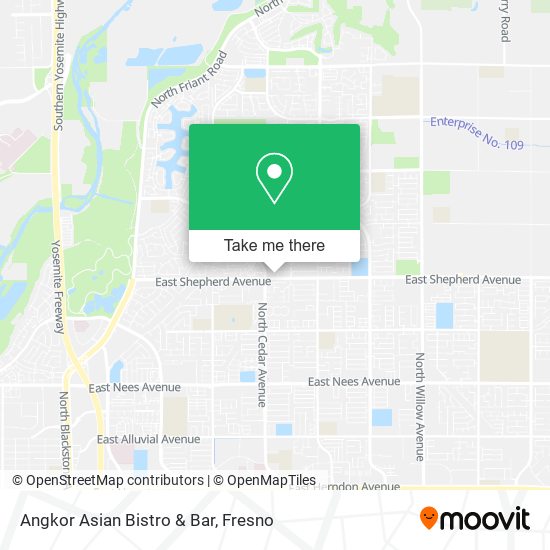 Mapa de Angkor Asian Bistro & Bar