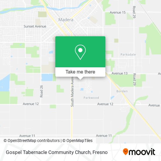 Gospel Tabernacle Community Church map