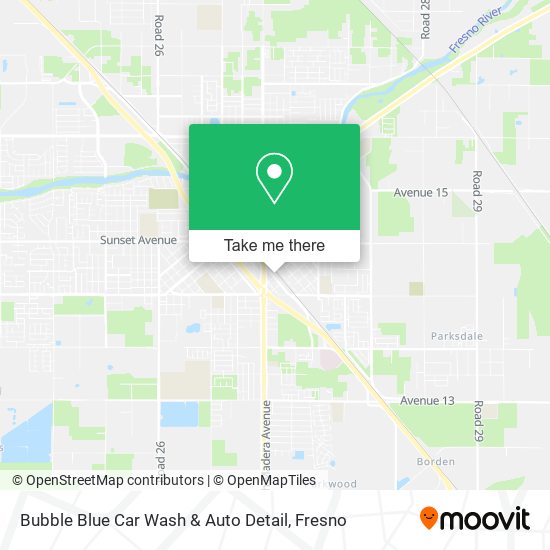 Mapa de Bubble Blue Car Wash & Auto Detail