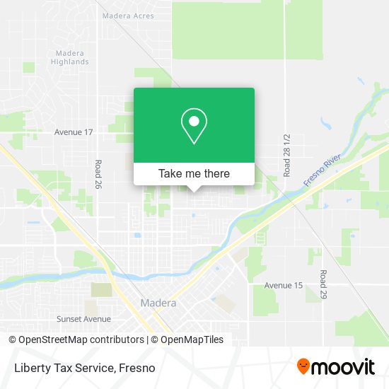 Mapa de Liberty Tax Service