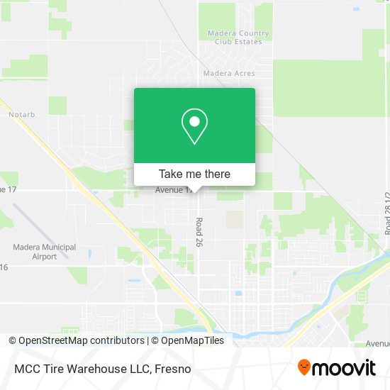 MCC Tire Warehouse LLC map