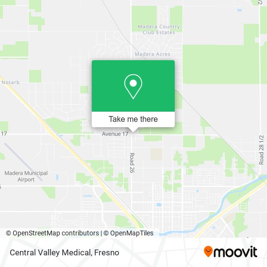 Central Valley Medical map