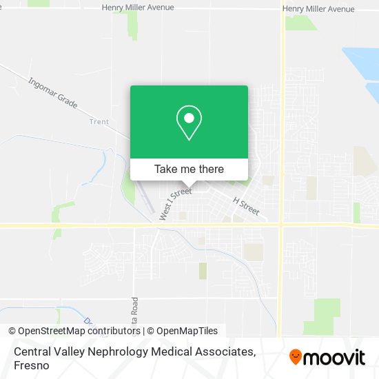 Central Valley Nephrology Medical Associates map