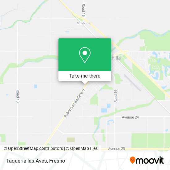 Mapa de Taqueria las Aves