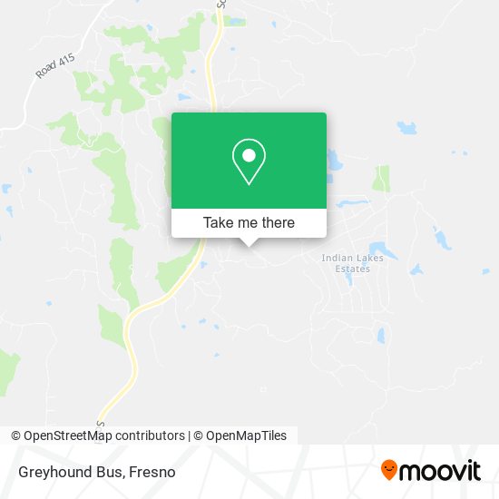 Mapa de Greyhound Bus