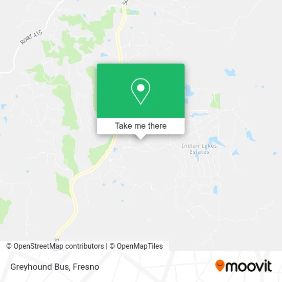 Greyhound Bus map