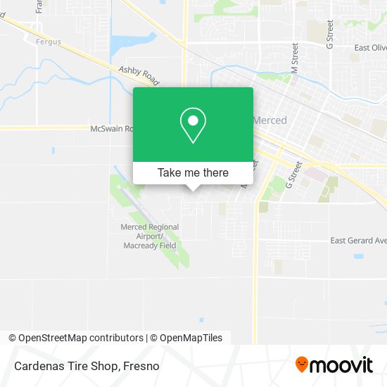 Cardenas Tire Shop map