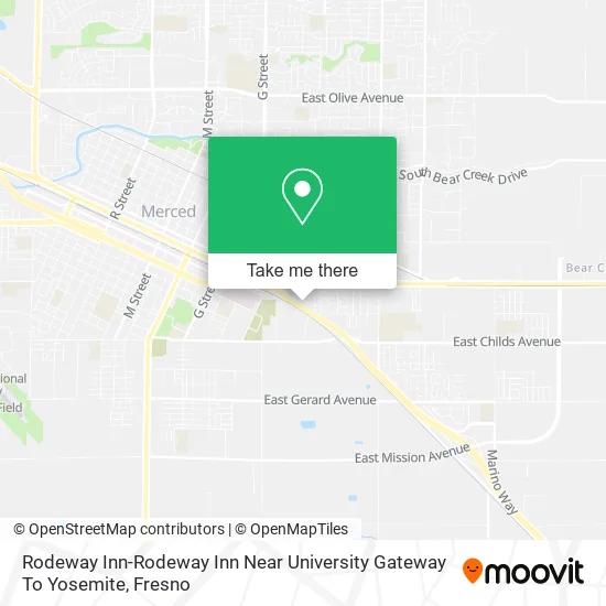 Rodeway Inn-Rodeway Inn Near University Gateway To Yosemite map