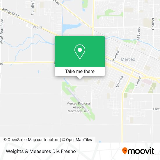Mapa de Weights & Measures Div