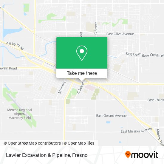 Lawler Excavation & Pipeline map
