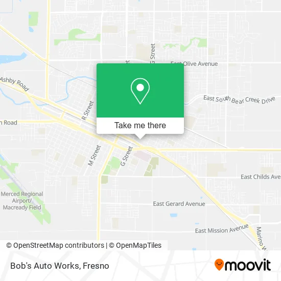 Bob's Auto Works map