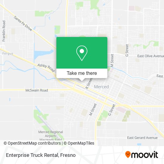 Mapa de Enterprise Truck Rental