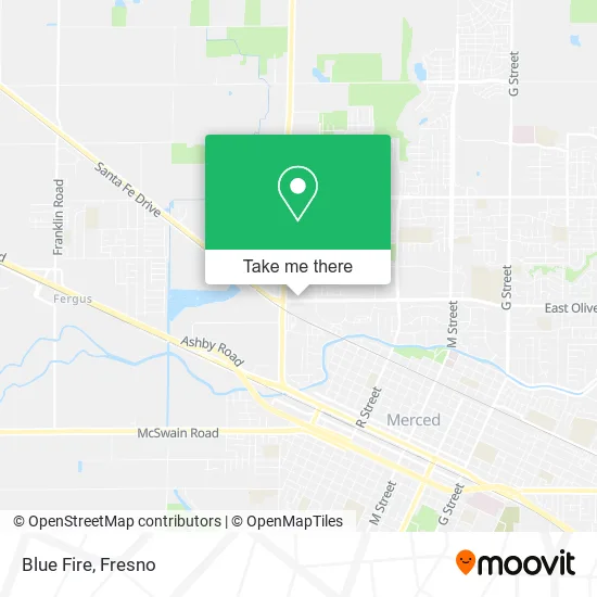 Blue Fire map