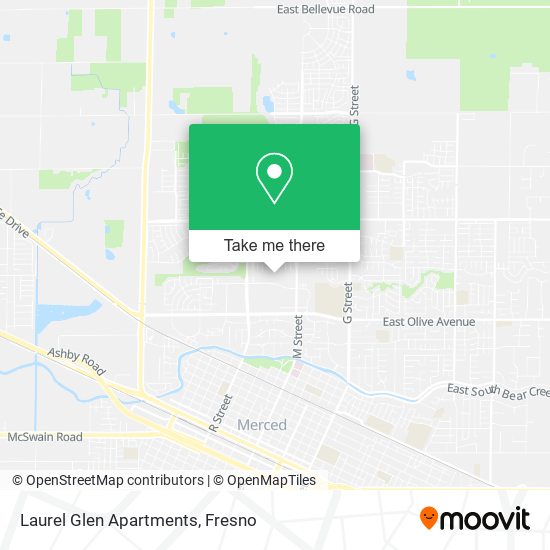 Mapa de Laurel Glen Apartments