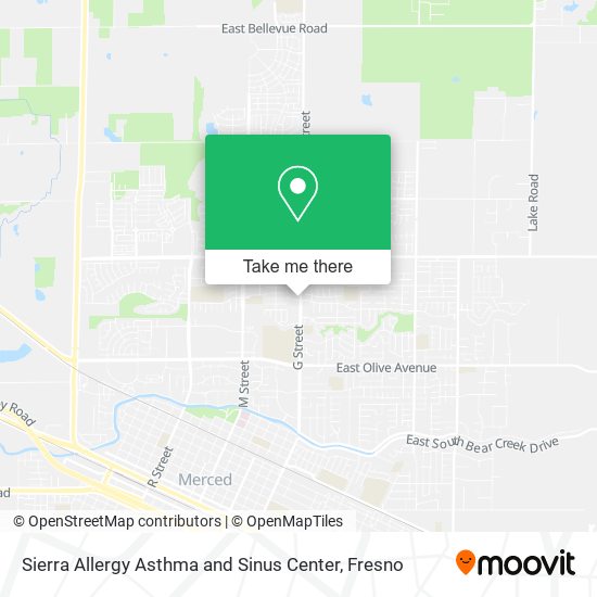 Mapa de Sierra Allergy Asthma and Sinus Center