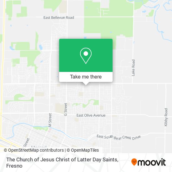 The Church of Jesus Christ of Latter Day Saints map