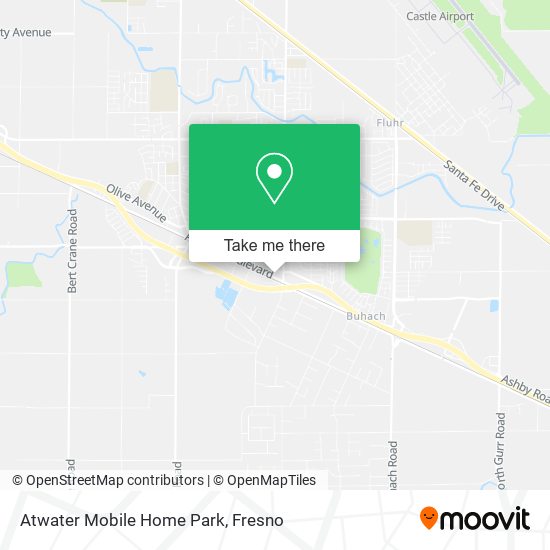 Atwater Mobile Home Park map