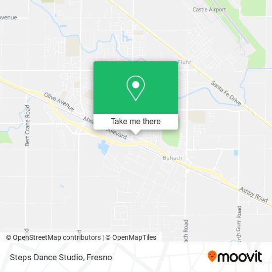 Mapa de Steps Dance Studio