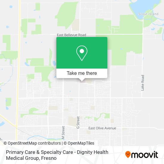 Primary Care & Specialty Care - Dignity Health Medical Group map