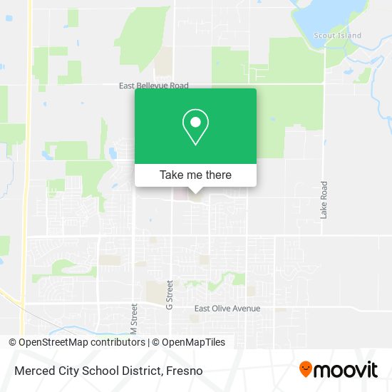 Merced City School District map