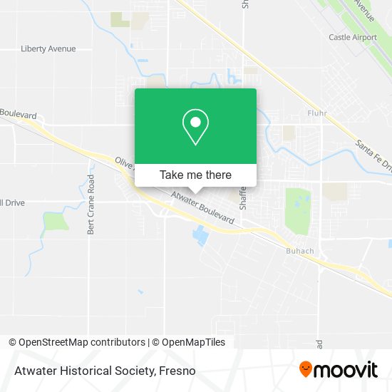 Atwater Historical Society map